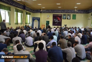 برگزاری مراسم سوگواری ششمین اختر تابناک امامت وولایت آقا امام جعفر صادق (ع) در دانشگاه فنی استان مازندران با حضور مدیر کل حراست استان ومدیران حراست های دستگاه های اجرایی استان مازندران  2