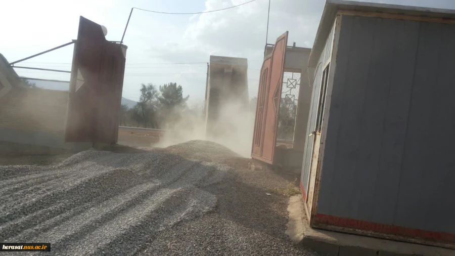 ایجاد وتکمیل پارکینگ دانشجویی در محوطه دانشکده فنی خرم آباد 5