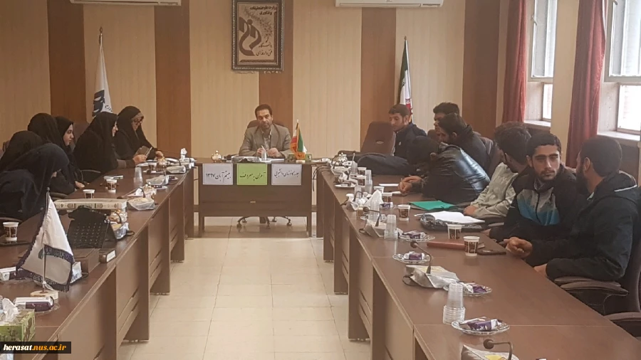 برگزاری جلسه کانون آمران به معروف وناهیان از منکردر دانشگاه فنی استان لرستان به میزبانی حراست  4
