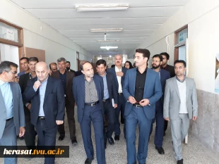 دیدار با امام جمعه طبس گلشن در سفر ریاست و مدیر کل حراست دانشگاه فنی و حرفه ای به خراسان جنوبی 3