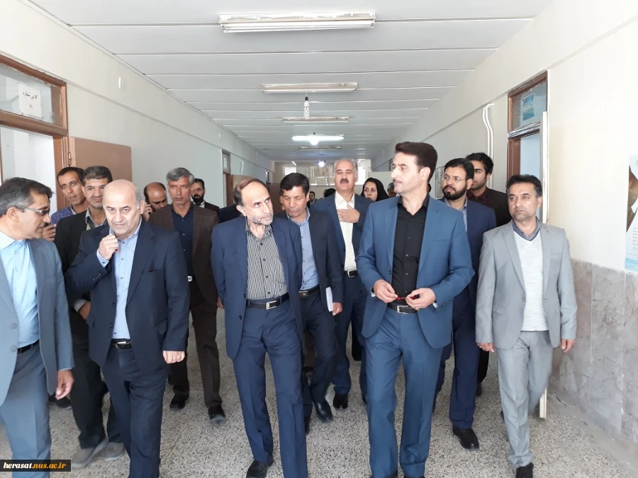 دیدار با امام جمعه طبس گلشن در سفر ریاست و مدیر کل حراست دانشگاه فنی و حرفه ای به خراسان جنوبی 3