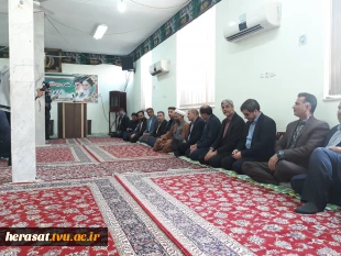 دیدار با امام جمعه طبس گلشن در سفر ریاست و مدیر کل حراست دانشگاه فنی و حرفه ای به خراسان جنوبی 4