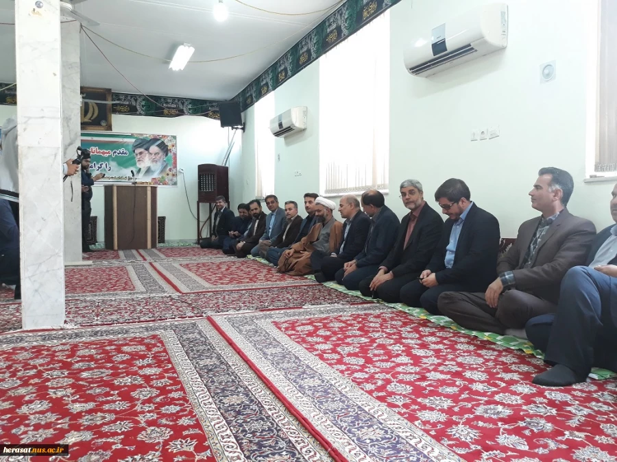دیدار با امام جمعه طبس گلشن در سفر ریاست و مدیر کل حراست دانشگاه فنی و حرفه ای به خراسان جنوبی 4