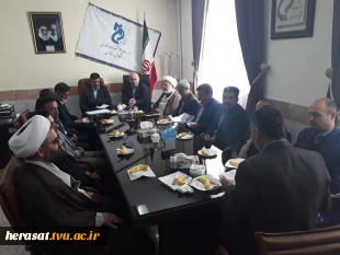 دیدار با فرمانداران و اعضای شورای شهر شهرستانهای طبس ، فردوس و قاین در سفر ریاست  و مدیر کل حراست دانشگاه فنی و حرفه ای به خراسان جنوبی 4