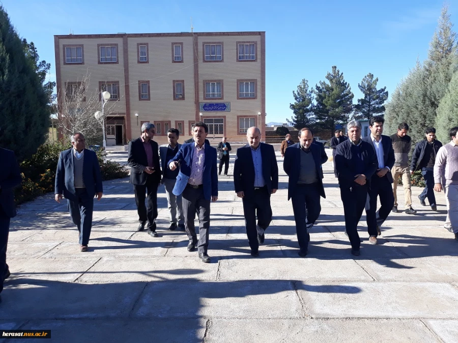 بازدید سرزده از آموزشکده فنی پسران گناباد در سفر ریاست و مدیر کل حراست دانشگاه فنی و حرفه ای به خراسان جنوبی 2
