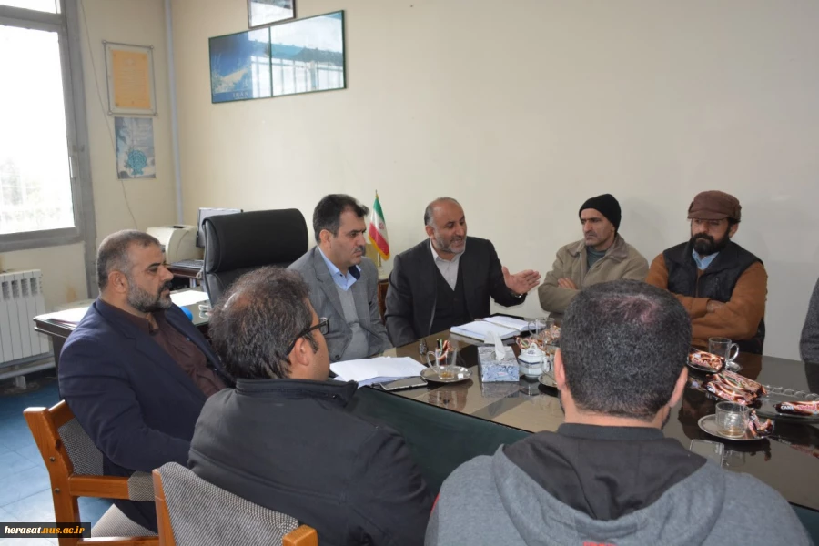 جلسه حراست با نیروهای حفاظت فیزیک دانشکده فنی امام محمد باقر (ع) ساری  2