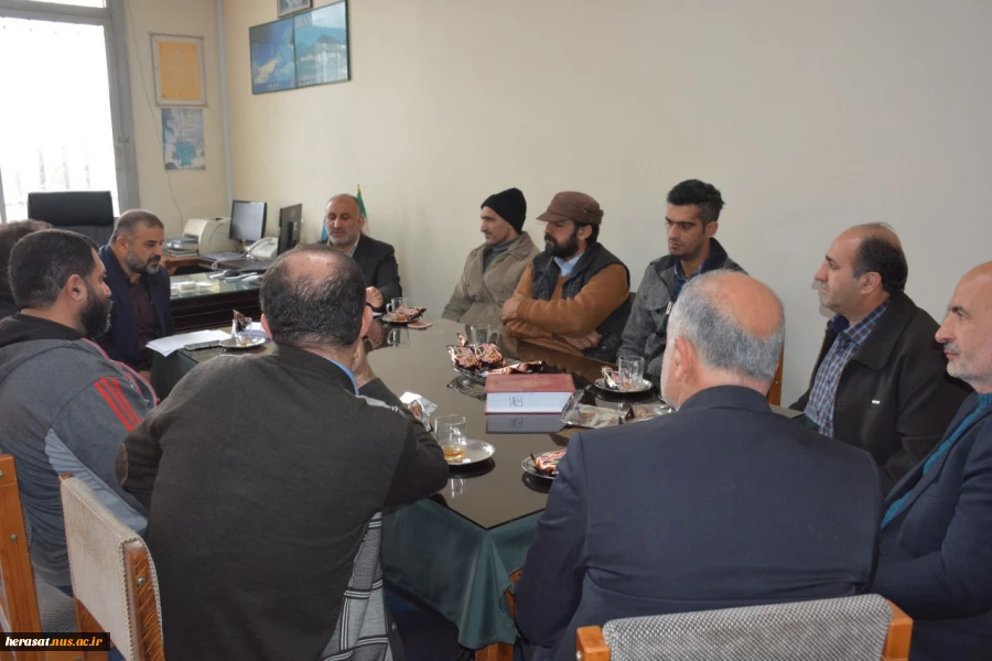 نشست صمیمی ریاست ومدیر حراست دانشگاه فنی استان مازندران با نیروهای حفاظت فیزیکی دانشکده فنی وحرفه ای امام محمد باقر (ع) ساری  2