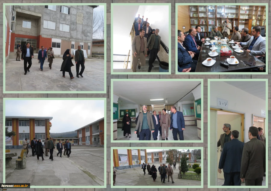 بازدید مشاور رئیس ومدیرکل حراست دانشگاه فنی وحرفه ای از آموزشکده فنی قدسیه ساری  2
