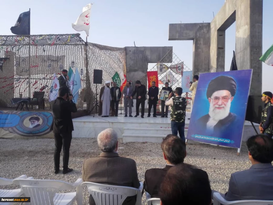 برگزاری اولین سالروز تدفین شهدای خوش نام در دانشگاه فنی وحرفه ای استان بوشهر 2