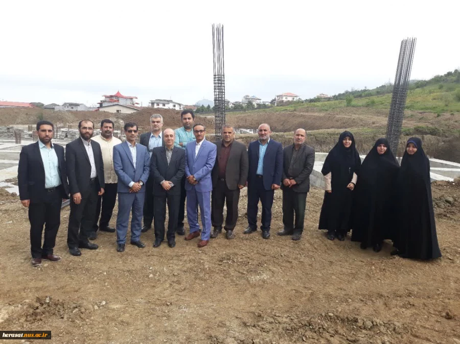 بازدید از پروژه ساخت آموزشکده فنی وحرفه ای ملاصدرای رامسر  5