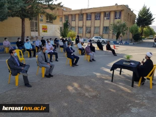برگزاری مراسم پرفیض زیارت عاشورا و راهپیمایی نمادین اربعین حسینی در دانشگاه فنی استان لرستان 6
