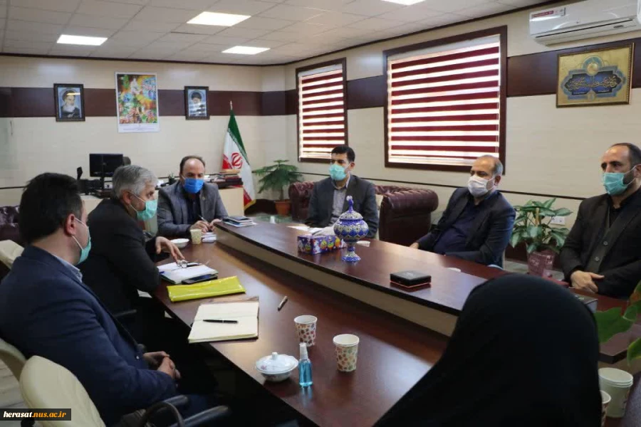 بازدید همکاران حراست سازمان از دانشگاه فنی و حرفه ای استان مرکزی  6