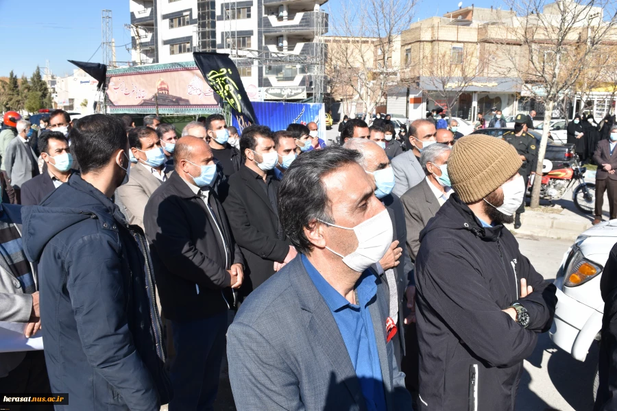 تشییع و خاکسپاری پیکر مطهر شهید عزیزالله بهاروندبعداز 36 سال دوری  در خرم‌آباد 5