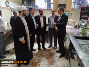 بازدید دکتر اعتصامیان مدیر کل حراست دانشگاه فنی و حرفه ای از دانشکده شمسی پور 3