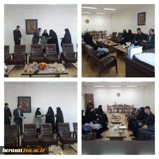 تجلیل و قدردانی از پیشکسوت بازنشسته حراست آموزشکده فنی و حرفه ای قائم(عج)
