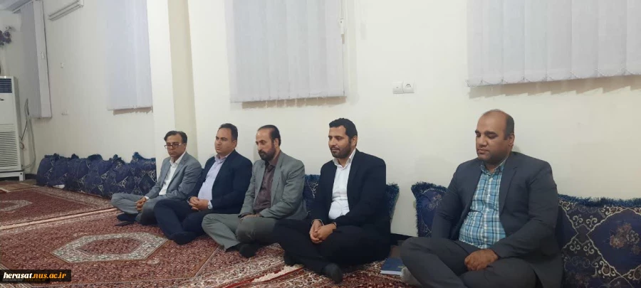 دیدار مشاور و مدیرکل حراست دانشگاه فنی و حرفه ای با امام جمعه کنگان
 7