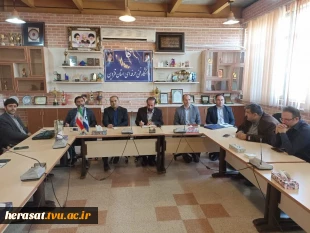 برگزاری مراسم تکریم و معارفه مدیر حراست دانشگاه فنی و حرفه‌ای استان قزوین 3