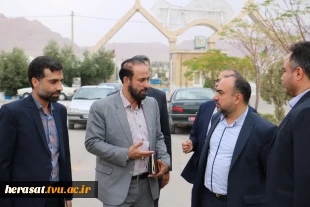 بازدید آقای اعتصامیان مشاور رئیس و مدیرکل دفترمرکزی حراست از دانشگاه فنی و حرفه ای استان اصفهان 2