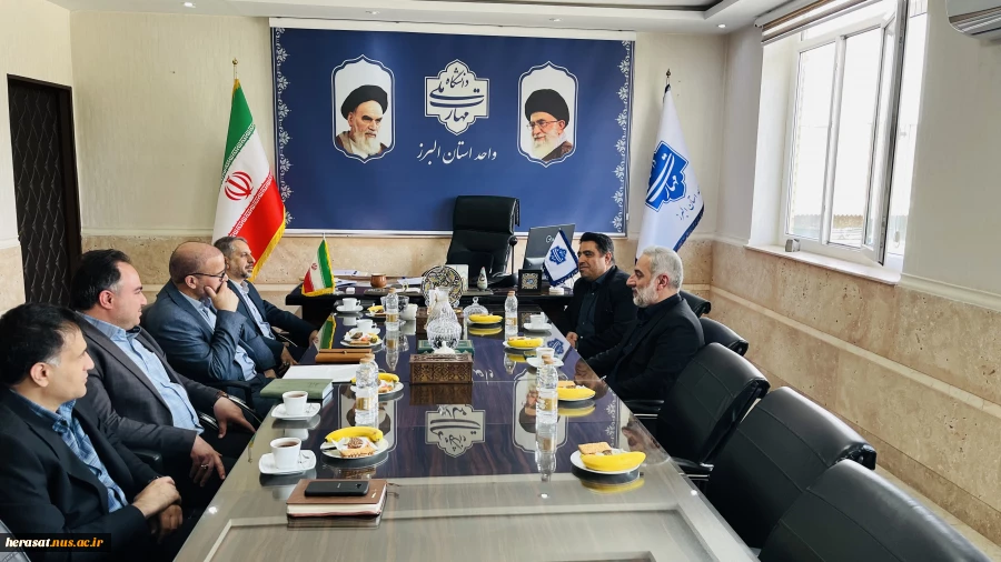 بازدید دفترمرکزی حراست از دانشگاه ملی مهارت استان البرز 2