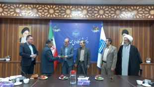 مراسم معارفه مدیر حراست دانشگاه ملی مهارت واحد استانی قم 2