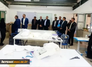 بازدید مدیرکل دفتر مرکزی حراست از آموزشکده پسران بیرجند، واحد استانی دانشگاه ملی مهارت در خراسان جنوبی 2