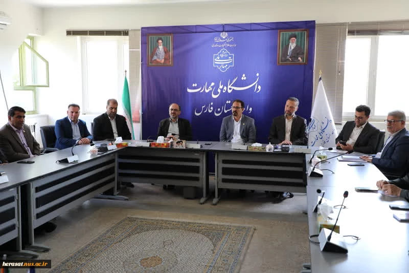 برگزاری کارگاه تخصصی حراست در استان فارس توسط اقای گنجی، سرپرست دفتر مرکزی حراست دانشگاه ملی مهارت  2