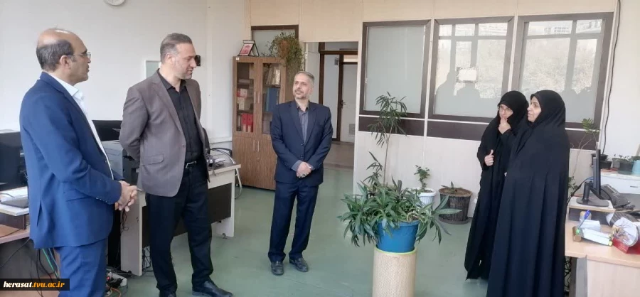 بازدید رییس مرکز حراست وزارت علوم، تحقیقات و فناوری از حراست دانشگاه 5