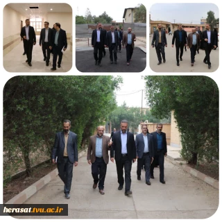بازدید مدیرکل دفتر مرکزی حراست دانشگاه ملی مهارت و هیات همراه از  دانشگاه ملی مهارت واحد استانی خوزستان و واحد دختران  اهواز